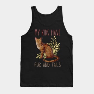 My kids have fur and tails - Ocicat Tank Top